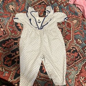 Vintage French toast girls jumpsuit